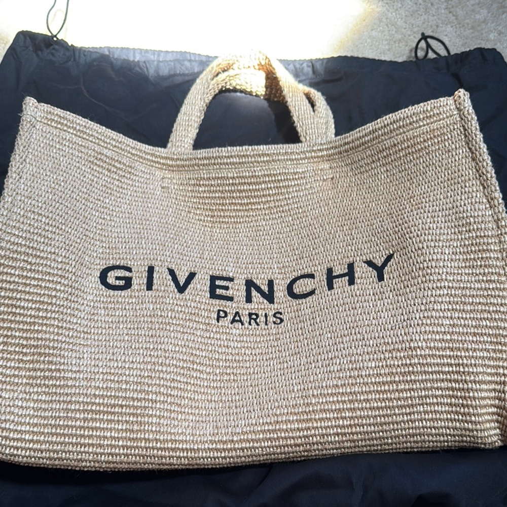 Givenchy Tan Tote Bag Luxurious Woven Design